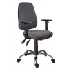 Antares Kancelárska stolička 1140 ASYN C Dora 02 čierna látka 62 cm x 99-114,5 cm x 50 cm