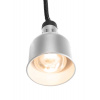 Lampa na ohrev jedál – závesná, valcová, HENDI, Čierna, 230V/250W, ø175x(H)250mm