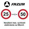 Služba navýšenia rýchlosti elektrobicykla 50km/h FAZUA - Chip tuning