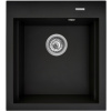 Pyramis Siros granitový drez 47x51.5 cm čierna 070168901