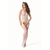 Passion BS104 white - Bodystocking Farba: Biela, Veľkosť: S/L