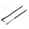 Připojovací kabel M8 PIN 4 úhlový Dél 10m zástrčka 1A PVC