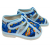 Detské papučky Manik, veľkosť 18, modrá lietadlá