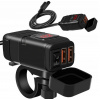 NABÍJAČKA NA MOTOCYKEL 2XUSB Q63,0 RÝCHLE NABÍJANIE 9-24V ZOSVETĽOVAČ