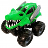 Monster truck na zotrvačník 13 cm zelený
