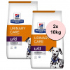 Hill's Prescription Diet u/d Starostlivosť o močový systém granule pre psov 2 x 10 kg