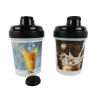 TVAR - Shaker plast 300ml / 450ml FRAPPE, rôzne motívy