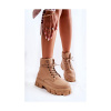 Dámske oteplené béžové workery, K-100 KHAKI__21426-37 37