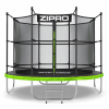Trampolína so sieťou Zipro 252 cm FT 8 (244-252 cm) (Záhradná trampolína s vnútornou sieťou pre deti 8FT 252cm - Zipro)