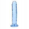 Priehľadné dildo - Realistické Dildo s prísavkou - 15 cm
