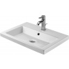 Duravit 2nd floor Umývadlo, 60x43 cm, s prepadom, 1 otvor na batériu, biela 0347600000