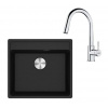 Franke Sety - Kuchynský set G254O, fragranitový drez MRG 610-52 RTL a batéria FS 3229.031, ónyx/chróm 114.0700.703