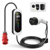 Zencar Portable Charger Model E (Type B, Type 2, 16A, 5M, CEE) 3 Phase