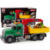 LEAN TOYS Autožeriav Preprava odpadkového koša Zvuk