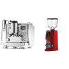 Rocket Espresso R NINE ONE + Eureka Atom W 65, ferrari red