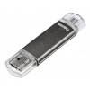 Hama laeta Twin FlashPen, USB 2.0, 64 GB, 10 MB/s, šedý 123926