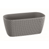 kvetináč truhlík 30cm SPLOFY CASE DSPC300-405U sivý plastový PROSPERPLAST