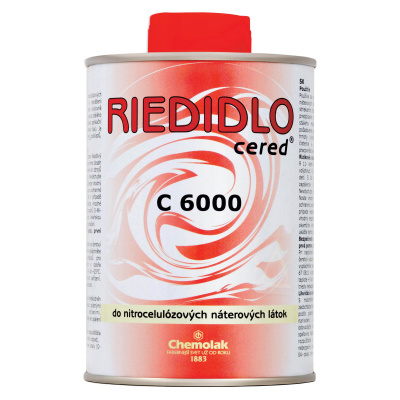 Nitroředidlo C 6000 CERED (acetonové, aceton) 10,0 l