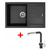 Sinks AMANDA 780 Granblack + Mix 3 P GR G13230