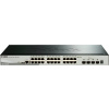 D-Link DGS-1510-28X 28-Port Gigabit Stackable Smart Managed Switch, 24x gigabit RJ45, 4x 10G SFP+