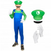 Detský kostým Super Mario Luigi 122-134 L