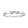 Silvego Strieborný prsteň Asumi pletený s Brilliance Zirconia JJJ1295RW