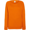 F.O.L. | Lady-Fit LW Raglan Sweat, Dámska raglánová mikina, oranžová, XXL