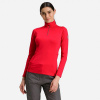 ROSSIGNOL W Classique 1/2 Zip , sport red, L, RLLWL11-311-L