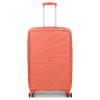 Veľký cestovný kufor na kolieskach s expandérom TSA 100l Worldline 287 oranžová