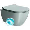 GSI PURA COLOR PURA závesná WC misa, Swirlflush, 36x50cm, ghiaccio dual-mat 881615