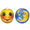 Lampion guľa 25cm slnko/mesiac - náhodný slnko