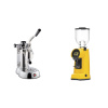 La Pavoni Stradivari Professional Lusso + Eureka Helios 65, yellow