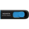 ADATA UV128 USB kľúč 256 GB USB Typ-A 3.2 Gen 1 (3.1 Gen 1) Čierna, Modrá (AUV128-256G-RBE)