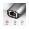 AXAGON ADE-25RC, USB-C 3.2 Gen 1 - 2.5 Gigabit Ethernet sieťová karta, Realtek 8156, auto install, sivá (ADE-25RC)