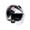 AGV ETERES E2206 GHEPARD MATT WHITE/BLACK/GREEN Velkosť: L