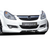 Rieger spojler pod predný nárazník pre Opel Corsa D 3-dver., 5-dver. pred faceliftom, r.v. 07/06-12/10, plast ABS bez povrchovej úpravy, s rebrovaním