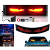 FLEXIBILNÝ LED PANEL DISPLEJ OHYBNÝ do AUTA SUV NÁKLADNIAKU 12 x 59.5 cm EFEKT DIABOLSKÉ OČI