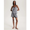 Dámske pyžamové šortky WOVEN SHORT PRINT UW0UW04944 02G tm. modro-biele - Tommy Hilfiger L