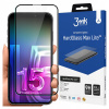 3mk tvrzené sklo HardGlass MAX pro Apple iPhone 15 Pro, černá 5903108529082