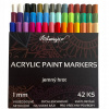 Artmagico Premium akrylové markery jemný hrot 1,0 mm sada 42 ks