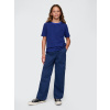 GAP Detské chino nohavice UltraSoft Tmavo modrá XS Tmavo modrá Tmavo modrá