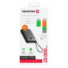 SWISSTEN POWER BANK VOLTBOX 35W 20000 mAh S INTEGROVANÝMI KABELY USB-C A LIGHTNING ČERNÁ 22013937