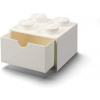 LEGO® stolové box 4 so zásuvkou 15,8 x 15,8 x 11,3 cm biela
