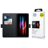3mk - Wallet Case puzdro na Motorola Edge 60 Pro – čierne