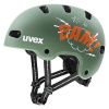 Detská prilba Uvex Kid 4 Style Bam Moss Green - Papaya Matt (S4148230200) 51 - 55 cm