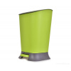 Nášľapný odpadkový kôš s vekom 11 l - zelený