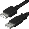 YCU 014 BK USB A M/F Prodluž.kab. YENKEE (YCU 014 BK)