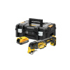 DEWALT Akumulátorový multifunkčný stroj 18 V bez uhlíkovej kefky (1 x 1,7 Ah batéria + TSTAK) DCS356E1T