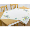 Vyšívaný veľkonočný obrus Biely podklad - rôzne veľkosti - 5538 Veľkosť: OBLIEČKA 40*40cm