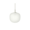 Muuto Závesné svietidlo Rime Ø18, opal/white 22250
